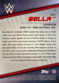 2016 Topps WWE Divas Revolution #17 Brie Bella Back