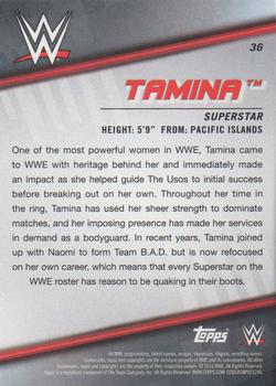 2016 Topps WWE Divas Revolution #36 Tamina Back