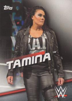 2016 Topps WWE Divas Revolution #36 Tamina Front