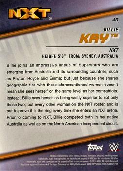 2016 Topps WWE Divas Revolution #40 Billie Kay Back