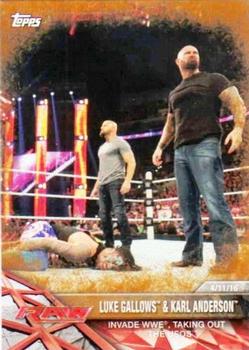 2017 Topps WWE Road To Wrestlemania - Bronze #76 Luke Gallows / Karl Anderson Front