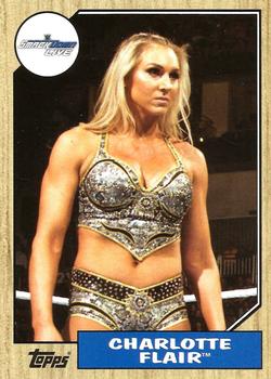 2017 Topps WWE Heritage #19 Charlotte Flair Front
