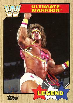2017 Topps WWE Heritage #99 Ultimate Warrior Front