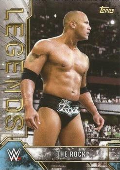 2017 Topps Legends of WWE #3 The Rock Front