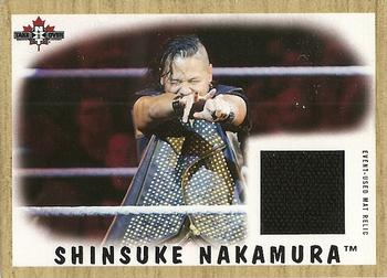 2017 Topps WWE Heritage - NXT Takeover: Toronto Mat Relics #NNO Shinsuke Nakamura Front