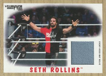 2017 Topps WWE Heritage - Survivor Series 2016 Mat Relics #NNO Seth Rollins Front