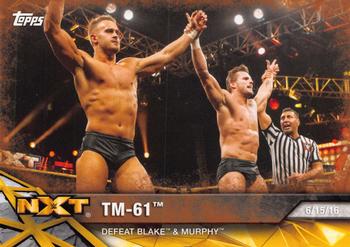 2017 Topps WWE NXT - Matches and Moments Bronze #44 TM-61 Defeat Blake & Murphy Front