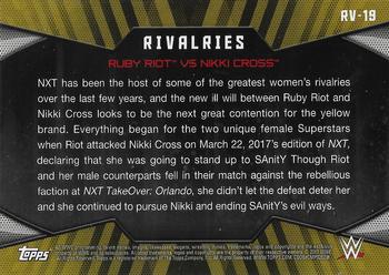 2017 Topps WWE Women's Division - Rivalries #RV-19 Ruby Riot / Nikki Cross Back