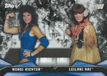 2017 Topps WWE Women's Division - Rivalries #RV-20 Wendi Richter / Leilani Kai Front