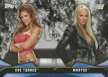 2017 Topps WWE Women's Division - Rivalries #RV-24 Eve Torres / Maryse Front