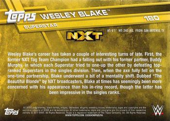 2017 Topps WWE Then Now Forever  - Bronze #180 Wesley Blake Back