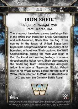 2017 Topps Legends of WWE - Bronze #44 Iron Sheik Back