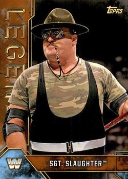2017 Topps Legends of WWE - Bronze #80 Sgt. Slaughter Front