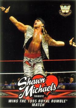 2018 Topps WWE Road To Wrestlemania - Shawn Michaels Tribute (Part 1) #9 Wins the 1995 Royal Rumble Match Front