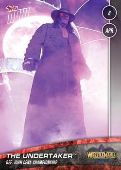 2018 Topps Now WWE #24 The Undertaker Front