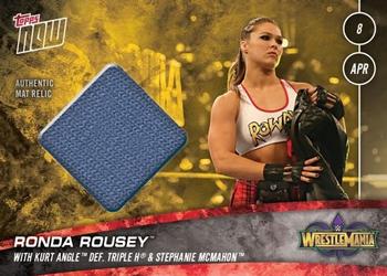 2018 Topps Now WWE #30B Ronda Rousey Front