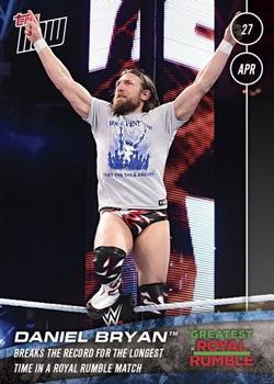 2018 Topps Now WWE #32 Daniel Bryan Front