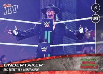 2018 Topps Now WWE #33 Undertaker Front