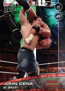 2018 Topps Now WWE #35 John Cena Front