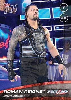 2018 Topps Now WWE #38 Roman Reigns Front