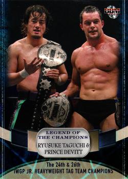 2011 BBM Legend of the Champions #44 Ryusuke Taguchi / Prince Devitt Front