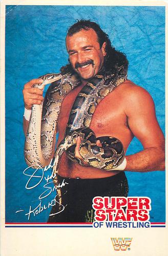 1989 Market Scene Postcards WWF #NNO Jake The Snake Roberts Front