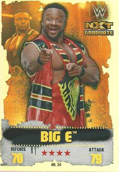 2016 Topps Slam Attax WWE: Takeover #34 Big E Front