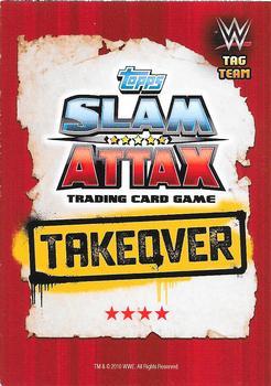 2016 Topps Slam Attax WWE: Takeover #278 Enzo Amore / Big Cass Back