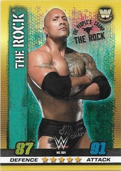 2017 Topps Slam Attax WWE 10th Edition #304 The Rock Front