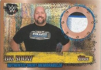 2017 Topps Slam Attax WWE 10th Edition - Shirt Memorabilia #TS1 Big Show Front