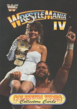 1993 Coliseum Video WWF WrestleMania #4 Macho Man Randy Savage / Miss Elizabeth Front