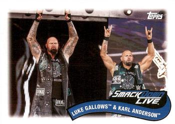 2018 Topps WWE Heritage - Tag Teams and Stables #TT-5 Luke Gallows / Karl Anderson Front