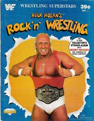 1986 Hulk Hogan's Rock 'n' Wrestling Stickers #NNO Album Front