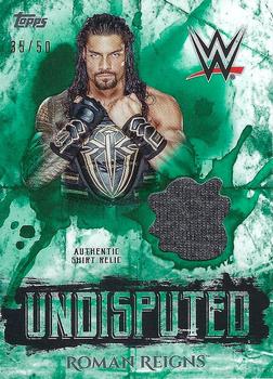 2018 Topps WWE Undisputed - Undisputed Relic Green #UR-RR Roman Reigns Front
