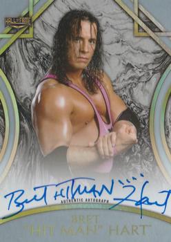 2018 Topps Legends of WWE - Autographs Silver #A-BH Bret 