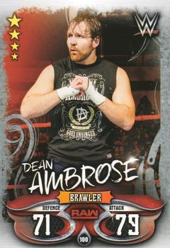 2018 Topps Slam Attax WWE Live #100 Dean Ambrose Front