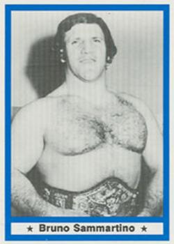 1991 Imagine Wrestling Legends #38 Bruno Sammartino Front