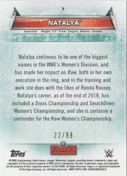 2019 Topps WWE Women's Division - Purple #9 Natalya Back