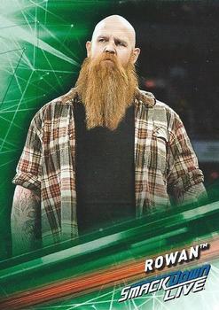 2019 Topps WWE SmackDown Live - Green #43 Rowan Front
