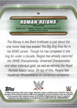 2019 Topps WWE Money in the Bank - Bronze #68 Roman Reigns Back