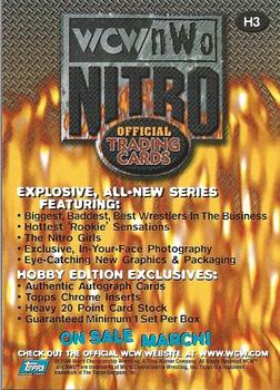 1999 Topps WCW/nWo Nitro - Promos #H3 Goldberg Back