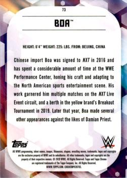 2020 Topps Chrome WWE #73 Boa Back