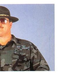 1992 Merlin WWF Stickers (England) #233 Sgt. Slaughter Front