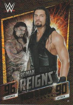 2015 Topps Slam Attax WWE: Then Now & Forever #25 Roman Reigns Front