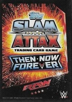 2015 Topps Slam Attax WWE: Then Now & Forever #36 Cesaro Back