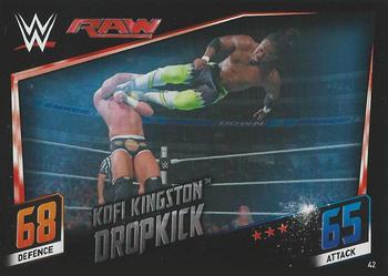 2015 Topps Slam Attax WWE: Then Now & Forever #42 Kofi Kingston Front