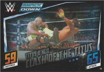 2015 Topps Slam Attax WWE: Then Now & Forever #55 Titus O'Neil Front