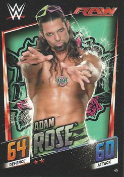 2015 Topps Slam Attax WWE: Then Now & Forever #65 Adam Rose Front