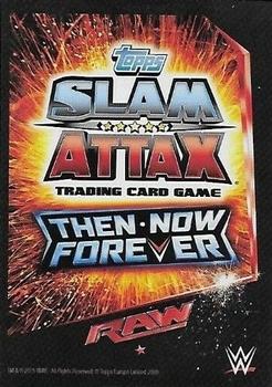 2015 Topps Slam Attax WWE: Then Now & Forever #73 Byron Saxton Back