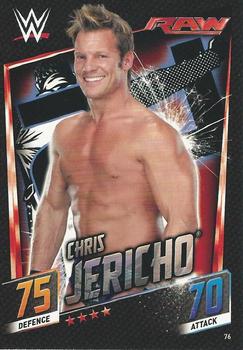2015 Topps Slam Attax WWE: Then Now & Forever #76 Chris Jericho Front